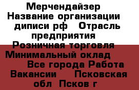 Мерчендайзер › Название организации ­ диписи.рф › Отрасль предприятия ­ Розничная торговля › Минимальный оклад ­ 25 000 - Все города Работа » Вакансии   . Псковская обл.,Псков г.